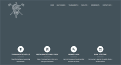 Desktop Screenshot of coreycreekgolf.com
